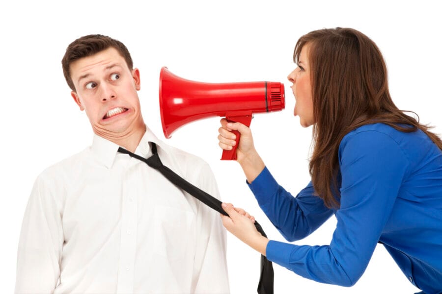 Woman yelling in megaphone e1417008633234
