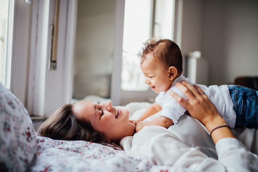 fun happiness boy smiling family mother toddler son happy kids mother and baby mom and baby t20 a8kxBp scaled 1
